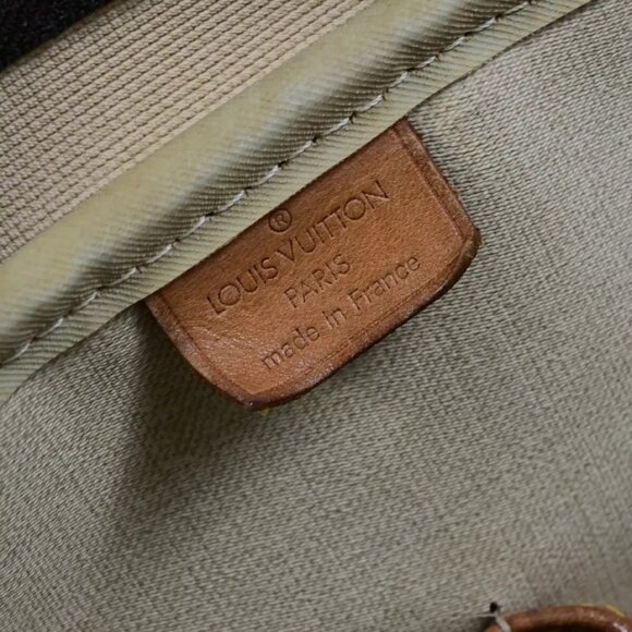 LOUIS VUITTON LV Logo Deauville Hand Bag Monogram Leather Brown - Picture 11 of 16